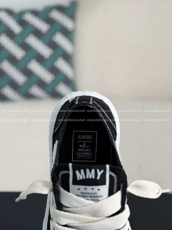 ¡¸#4531¡¹Maison Mihara Yasuhiro x  AMIRI Skel- Top Low canvas shoes - Image 8