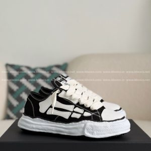 ¡¸#4531¡¹Maison Mihara Yasuhiro x  AMIRI Skel- Top Low canvas shoes
