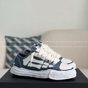 ¡¸#4532¡¹Maison Mihara Yasuhiro x  AMIRI Skel- Top Low canvas shoes