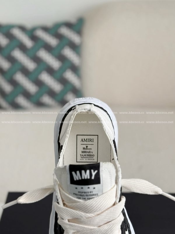¡¸#4533¡¹Maison Mihara Yasuhiro x  AMIRI Skel- Top Low canvas shoes - Image 8