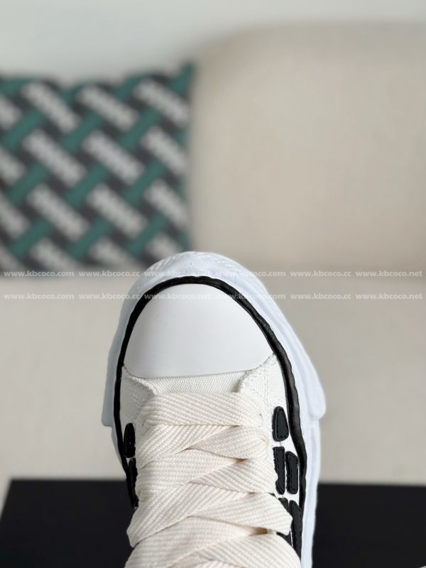 ¡¸#4533¡¹Maison Mihara Yasuhiro x  AMIRI Skel- Top Low canvas shoes - Image 9