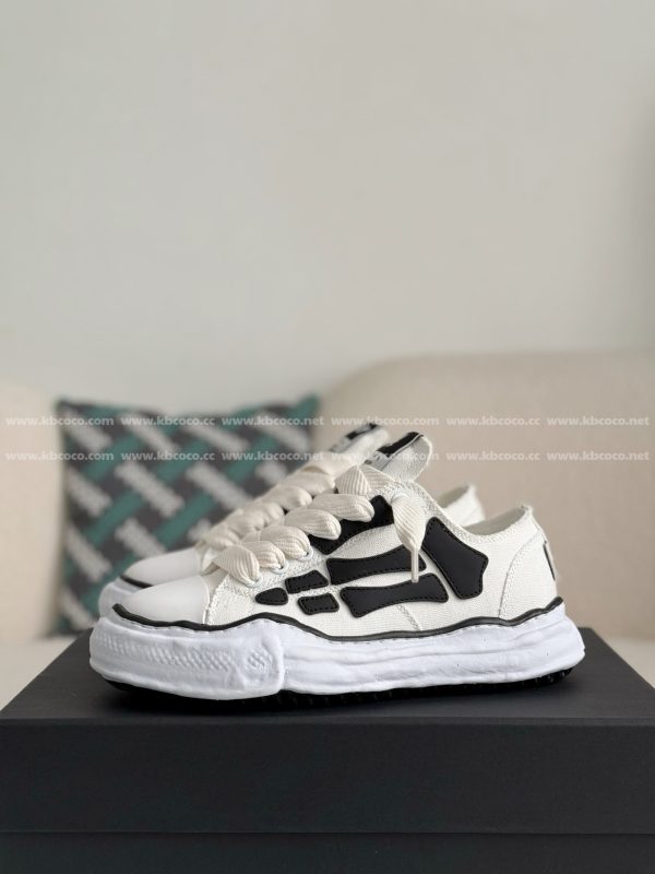 ¡¸#4533¡¹Maison Mihara Yasuhiro x  AMIRI Skel- Top Low canvas shoes - Image 2