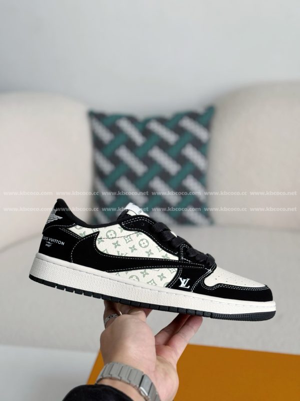 「#4542」LOUIS VUITTON x Jordan Air Jordan Casual Sneakers - Image 6