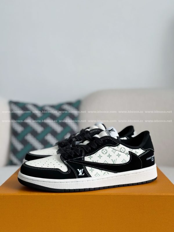 「#4542」LOUIS VUITTON x Jordan Air Jordan Casual Sneakers - Image 2