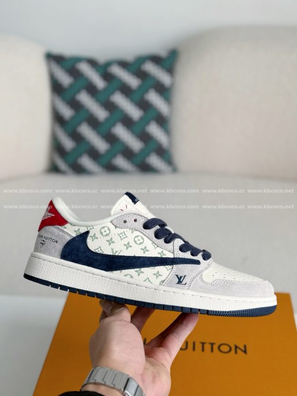 「#4543」LOUIS VUITTON x Jordan Air Jordan Casual Sneakers - Image 6
