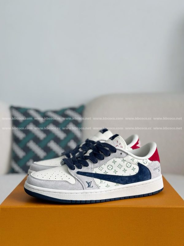「#4543」LOUIS VUITTON x Jordan Air Jordan Casual Sneakers - Image 2