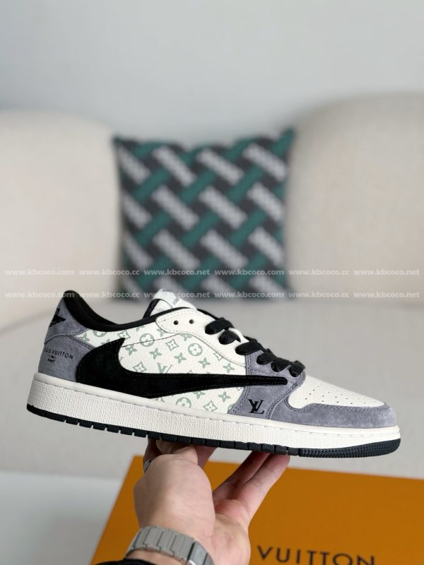「#4544」LOUIS VUITTON x Jordan Air Jordan Casual Sneakers - Image 6