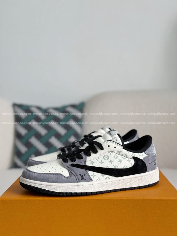 「#4544」LOUIS VUITTON x Jordan Air Jordan Casual Sneakers - Image 2