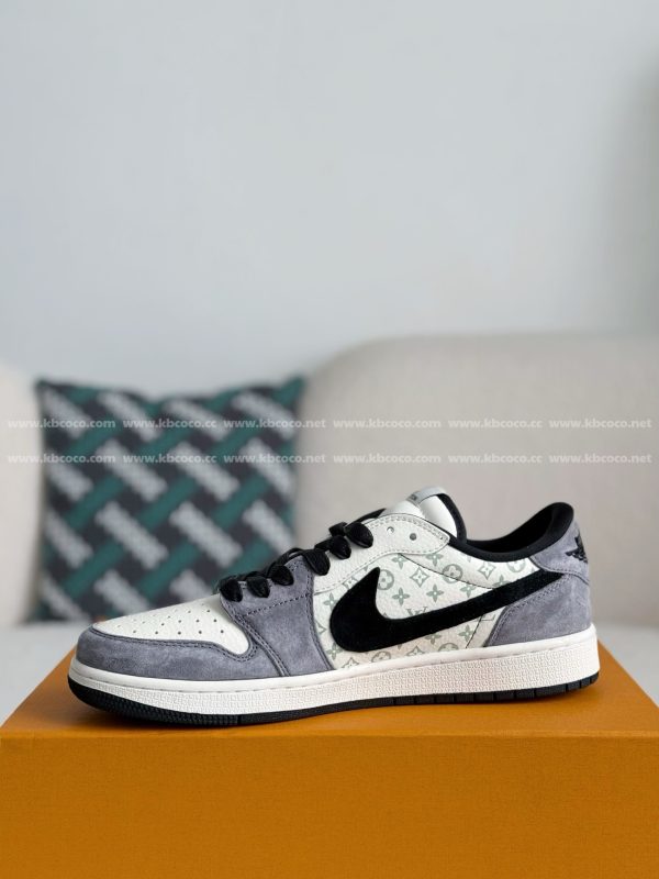 「#4544」LOUIS VUITTON x Jordan Air Jordan Casual Sneakers - Image 4