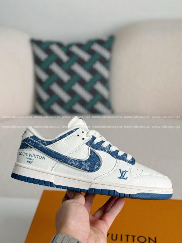 「#4545」LOUIS VUITTON  x Nike Dunk Casual Sneakers - Image 6