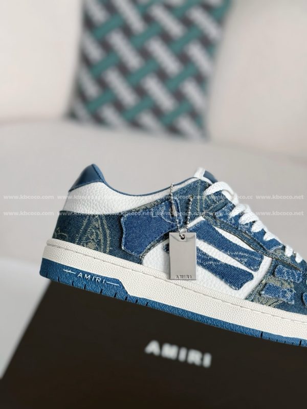 ¡¸#4546¡¹AMIRI Skel- Top Low canvas shoes - Image 7