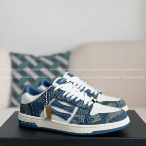 ¡¸#4546¡¹AMIRI Skel- Top Low canvas shoes