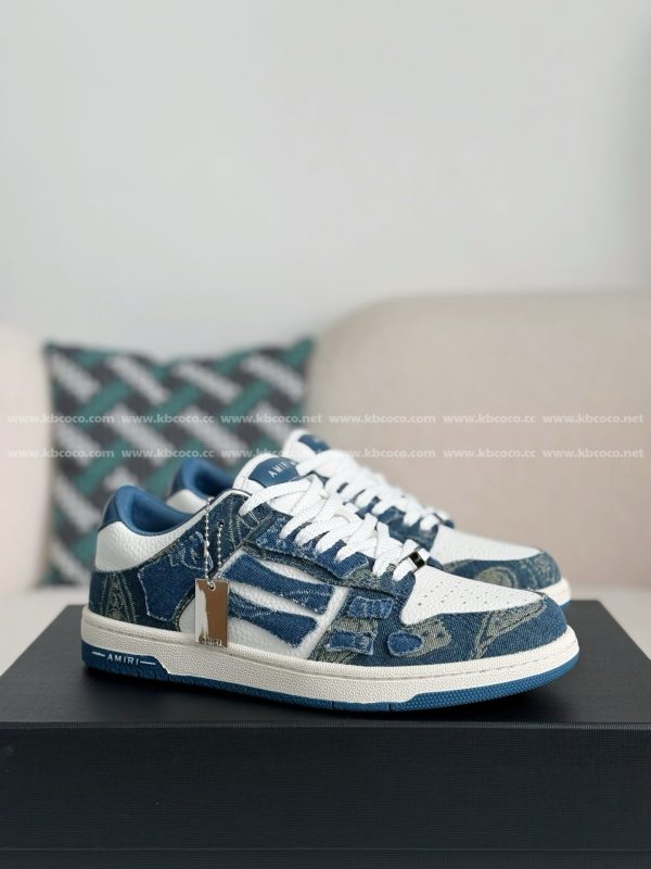 ¡¸#4546¡¹AMIRI Skel- Top Low canvas shoes