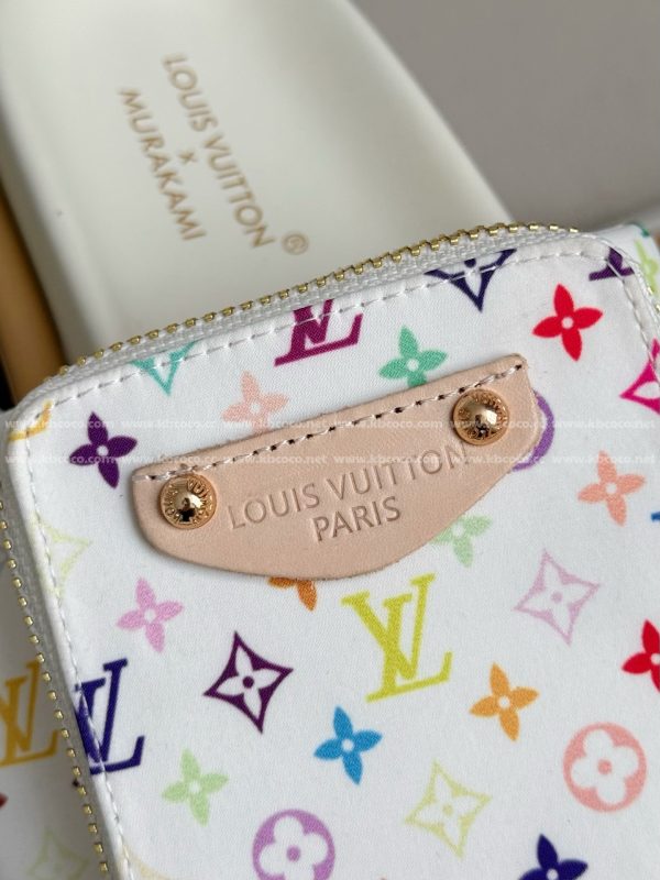 「#4557」LOUIS VUITTON x MURAKAMI Leather Flip Flops - Image 10