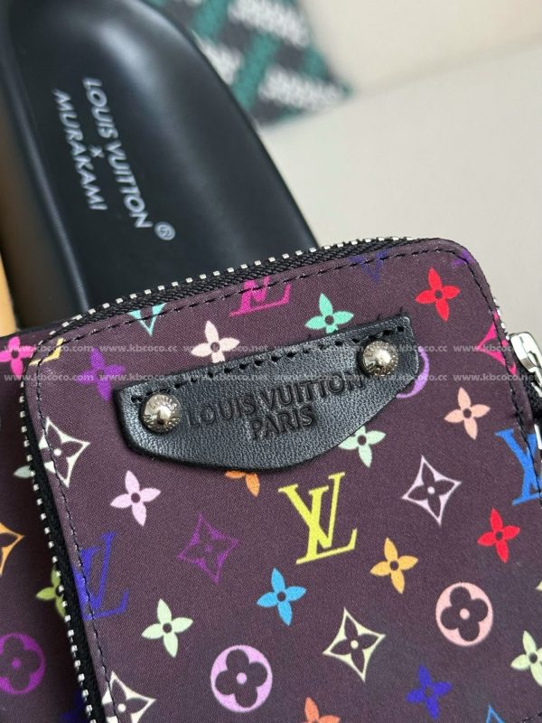 「#4559」LOUIS VUITTON x MURAKAMI Leather Flip Flops - Image 10