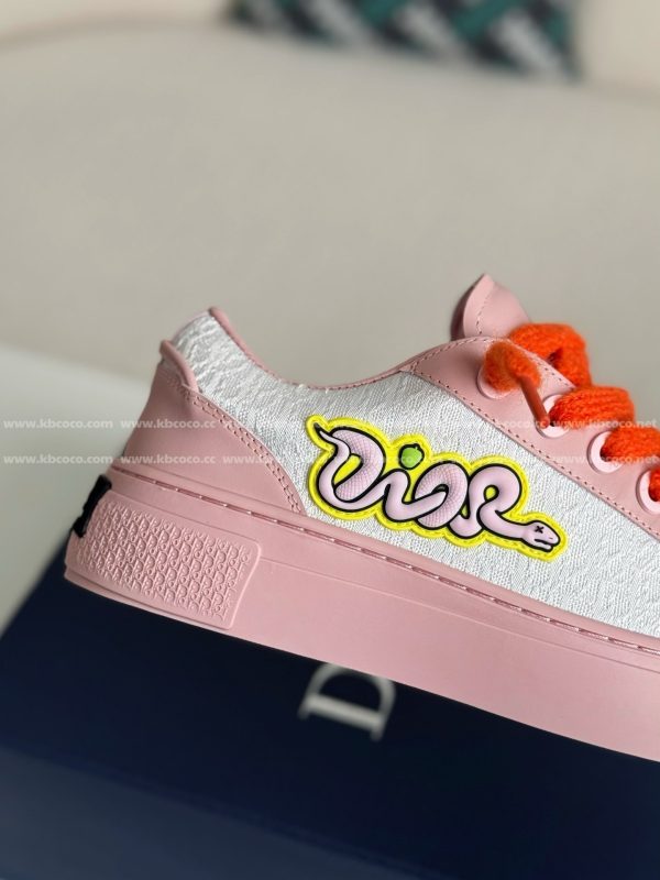 「#4563」Dior B33 Leather Sneakers - Image 7