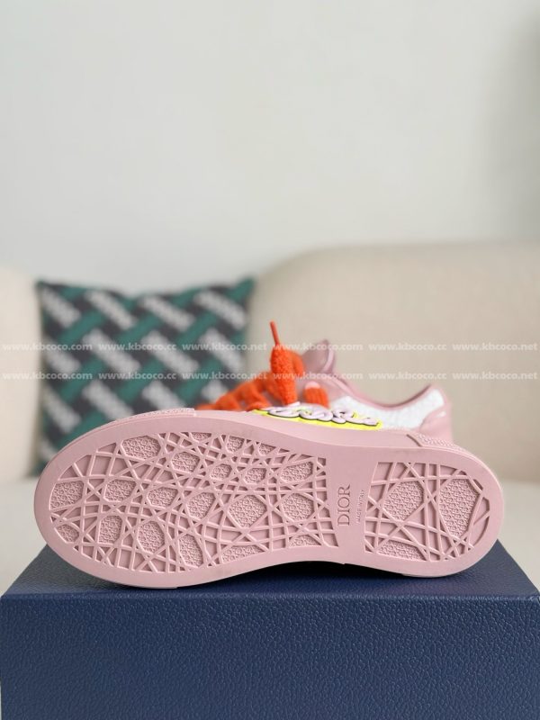 「#4563」Dior B33 Leather Sneakers - Image 5