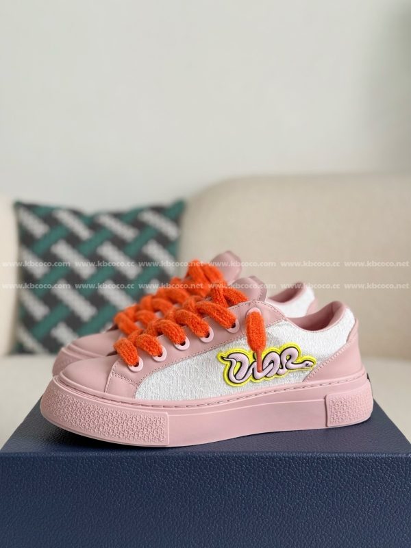 「#4563」Dior B33 Leather Sneakers - Image 2