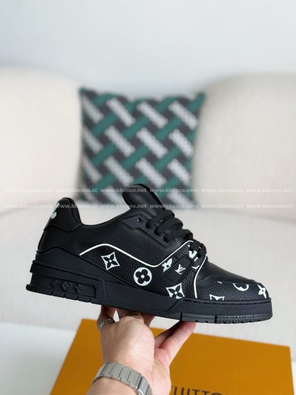 「#4639」LOUIS VUITTON TRAINER SNEAKERS - Image 6