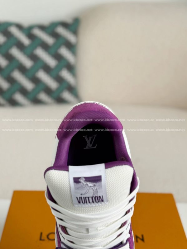 「#4874」LOUIS VUITTON TRAINER SNEAKERS - Image 9