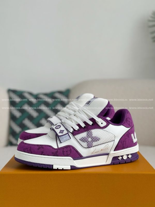 「#4874」LOUIS VUITTON TRAINER SNEAKERS - Image 2