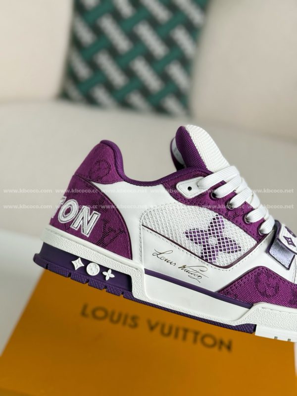 「#4874」LOUIS VUITTON TRAINER SNEAKERS - Image 7