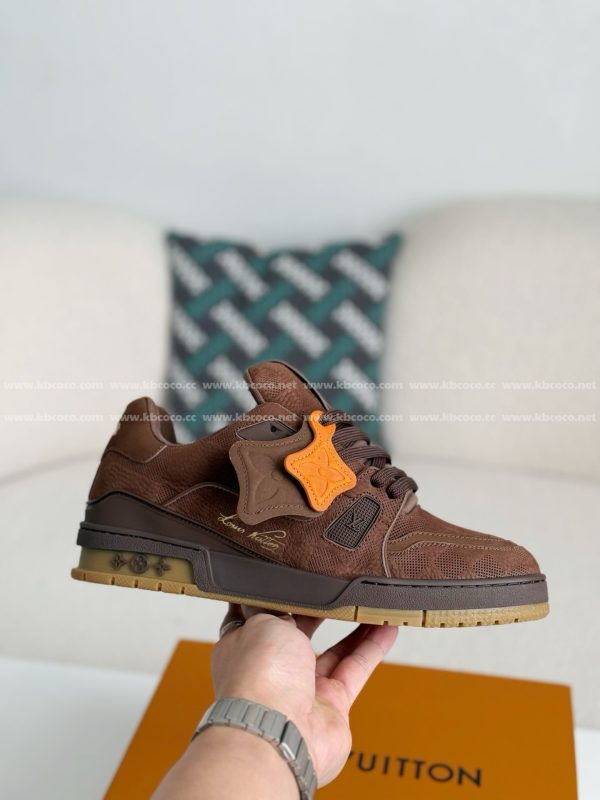 「#5074」LOUIS VUITTON TRAINER SNEAKERS - Image 6