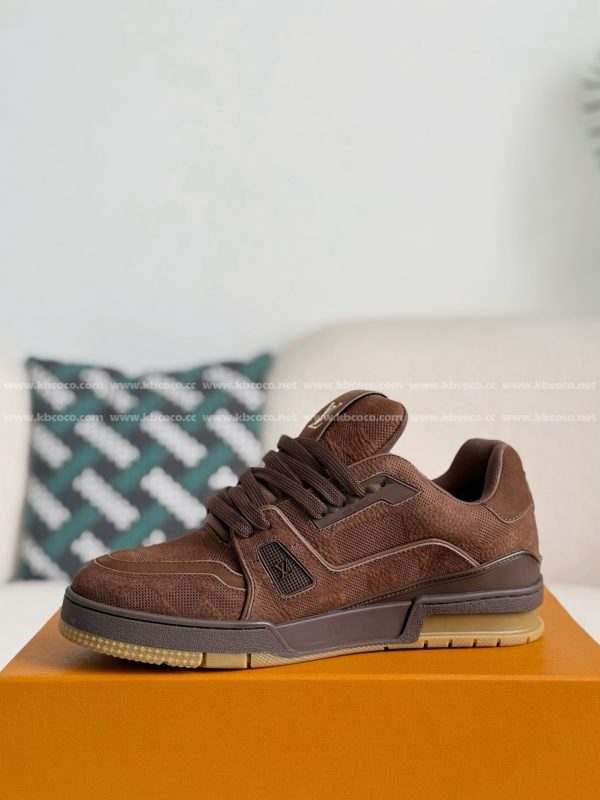 「#5074」LOUIS VUITTON TRAINER SNEAKERS - Image 4