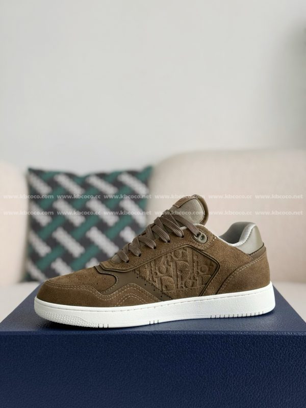 「#5165」DIOR B27 UPTOWN LEATHER SHOES - Image 4