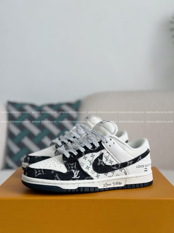 「#5201」LOUIS VUITTON x Nike Dunk Casual Sneakers - Image 2