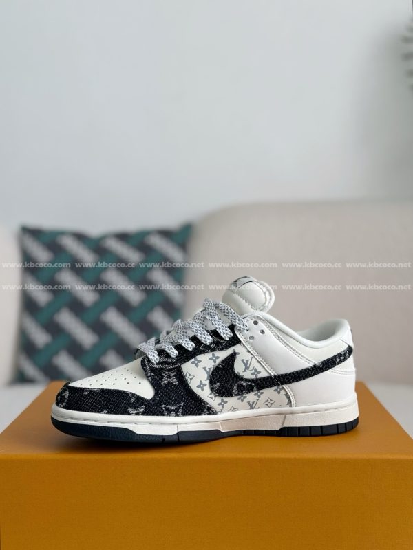 「#5201」LOUIS VUITTON x Nike Dunk Casual Sneakers - Image 4