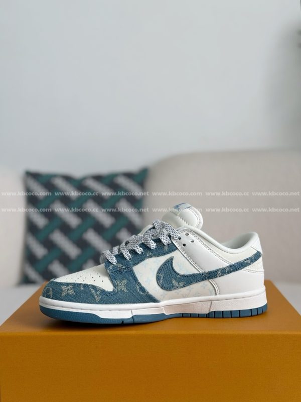 「#5202」LOUIS VUITTON x Nike Dunk Casual Sneakers - Image 4