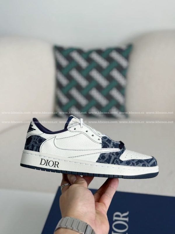 ¡¸#5195¡¹Dior x Jordan Air Jordan 1 Low Golf 6.0 Sneakers - Image 6