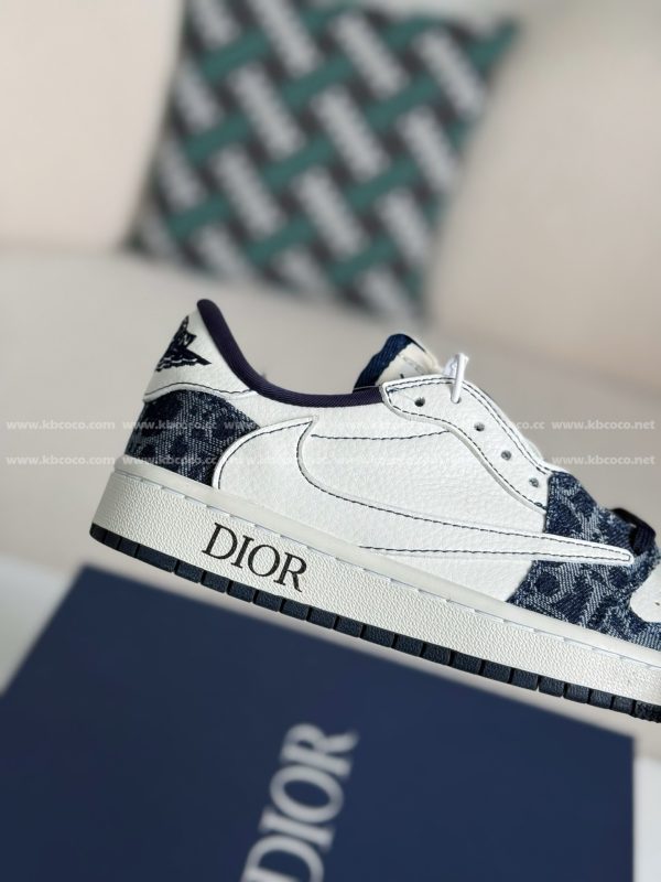 ¡¸#5195¡¹Dior x Jordan Air Jordan 1 Low Golf 6.0 Sneakers - Image 7