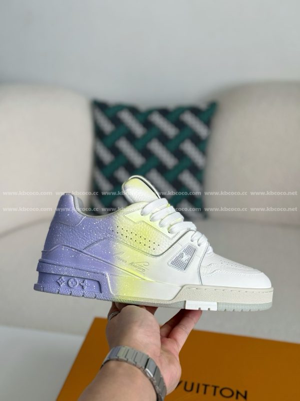 「#5196」LOUIS VUITTON TRAINER SNEAKERS - Image 6