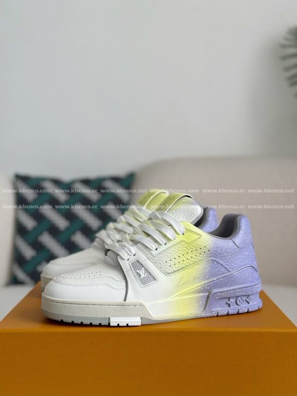 「#5196」LOUIS VUITTON TRAINER SNEAKERS - Image 2