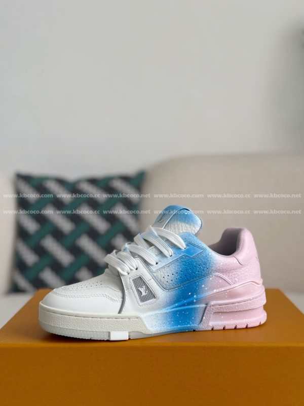 「#5199」LOUIS VUITTON TRAINER SNEAKERS - Image 4