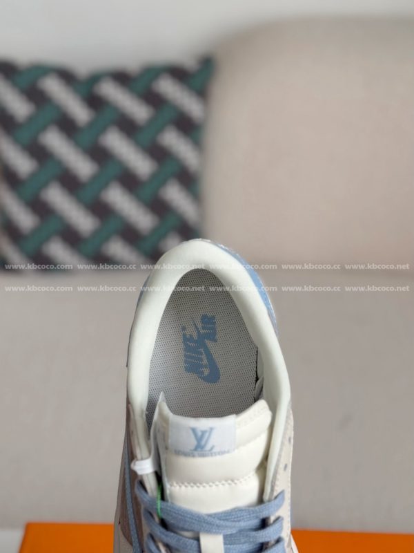 「#5256」LOUIS VUITTON x Jordan Air Jordan 1 Casual Sneakers - Image 8