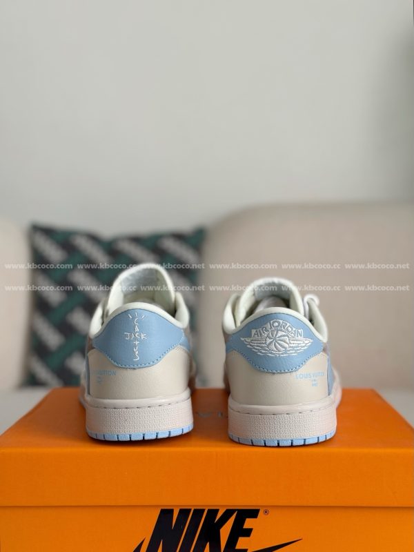 「#5256」LOUIS VUITTON x Jordan Air Jordan 1 Casual Sneakers - Image 3