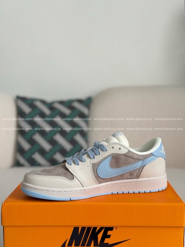 「#5256」LOUIS VUITTON x Jordan Air Jordan 1 Casual Sneakers - Image 4