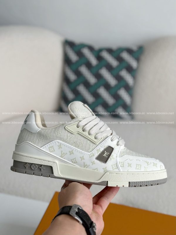 「#5259」LOUIS VUITTON TRAINER SNEAKERS - Image 6