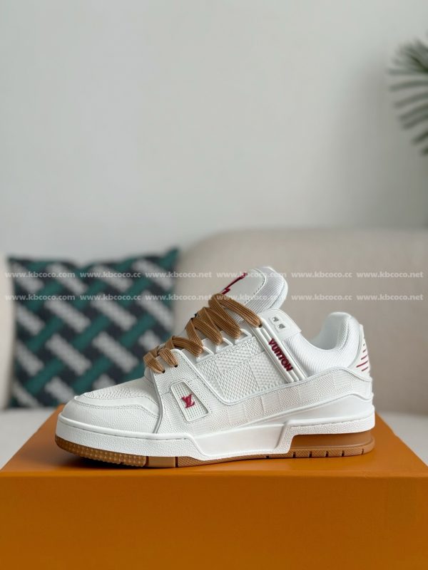 「#5366」LOUIS VUITTON TRAINER SNEAKERS - Image 4