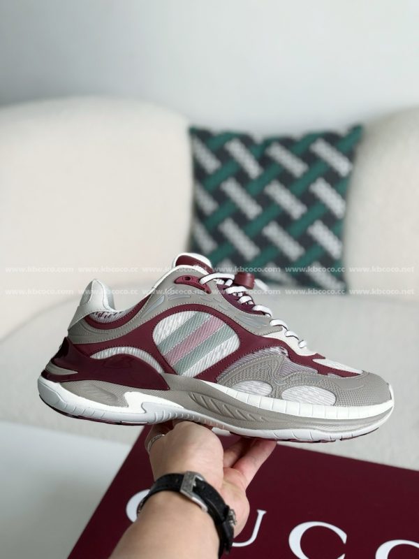 ¡¸#5394¡¹Gucci Mesh Leather Casual Sneakers - Image 6