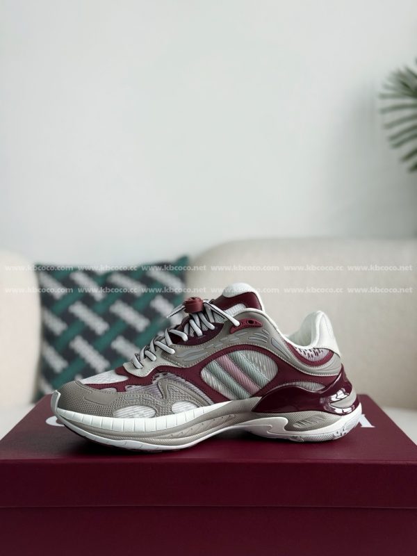 ¡¸#5394¡¹Gucci Mesh Leather Casual Sneakers - Image 4