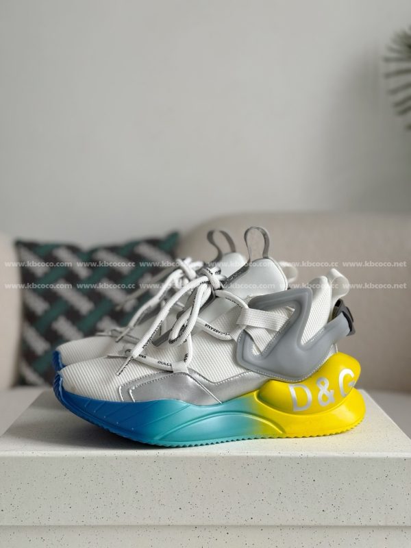 ¡¸#5395¡¹Dolce&Gabbana Mesh Leather Sports Casual Shoes - Image 2