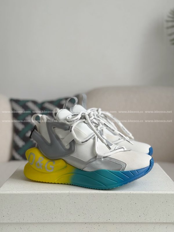 ¡¸#5395¡¹Dolce&Gabbana Mesh Leather Sports Casual Shoes