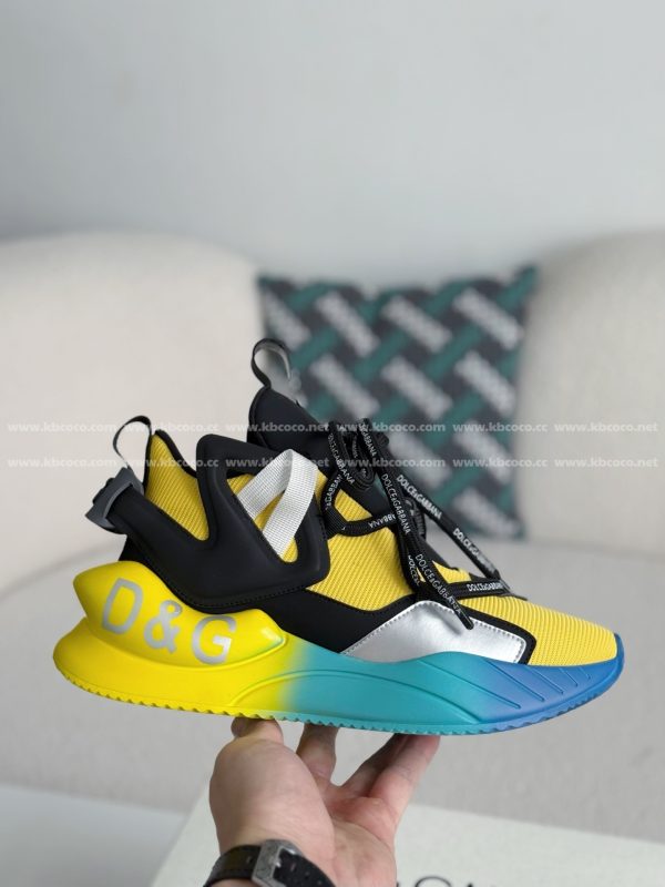 ¡¸#5398¡¹Dolce&Gabbana Mesh Leather Sports Casual Shoes - Image 6