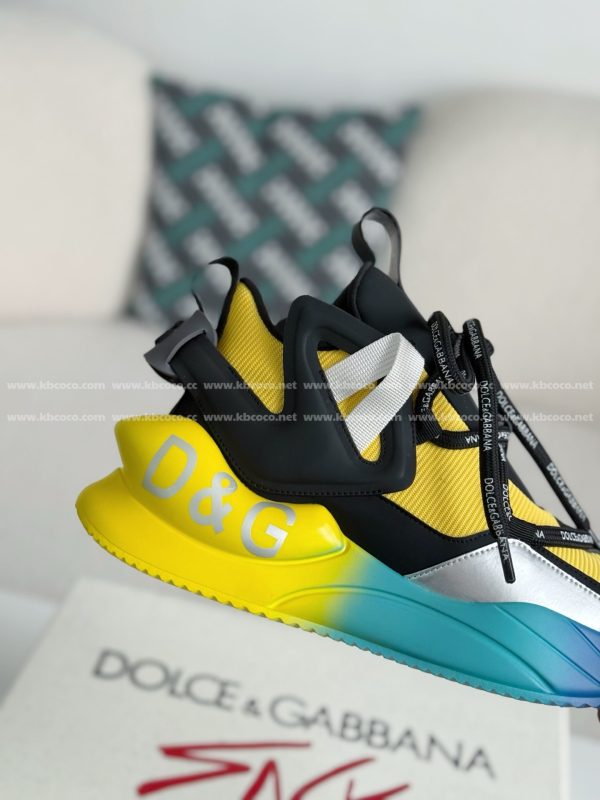 ¡¸#5398¡¹Dolce&Gabbana Mesh Leather Sports Casual Shoes - Image 7