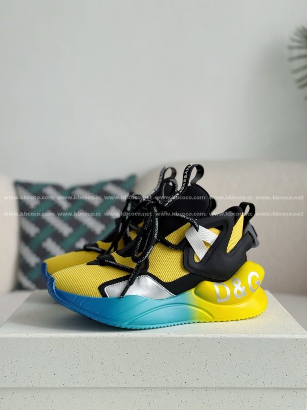 ¡¸#5398¡¹Dolce&Gabbana Mesh Leather Sports Casual Shoes - Image 2