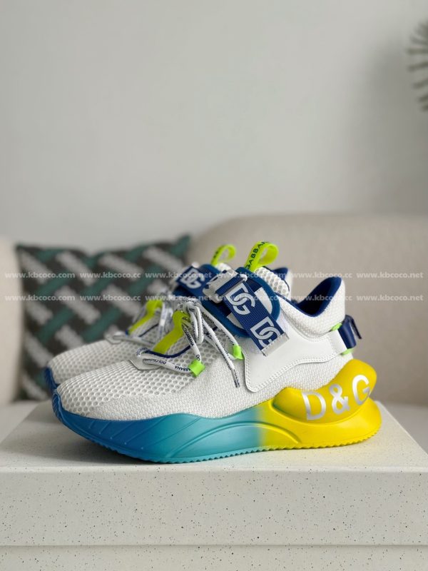 ¡¸#5397¡¹Dolce&Gabbana Mesh Leather Sports Casual Shoes - Image 2
